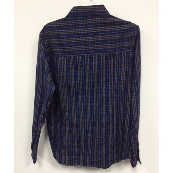 NWT Hot Air Blue Stripe Button Down Classic Shirt - Picture 2 of 3